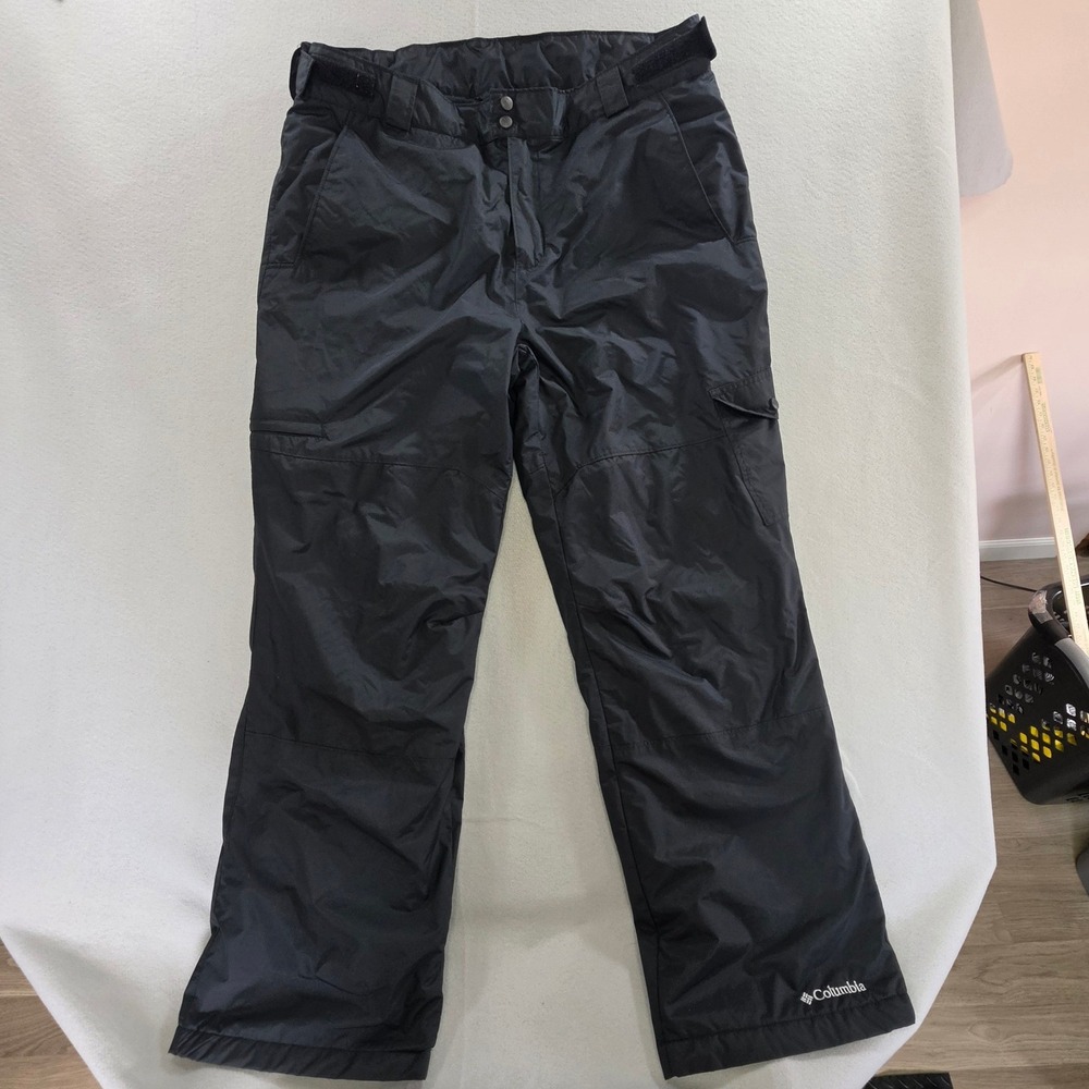 Columbia Gorpcore Insulated Cargo Snow Ski Pants XL Utility Winter Black